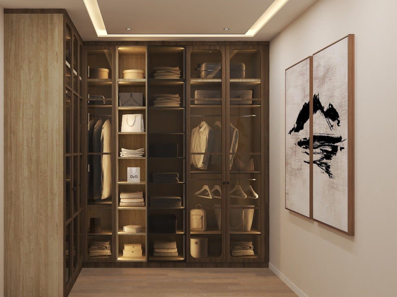 Wardrobe design example 1